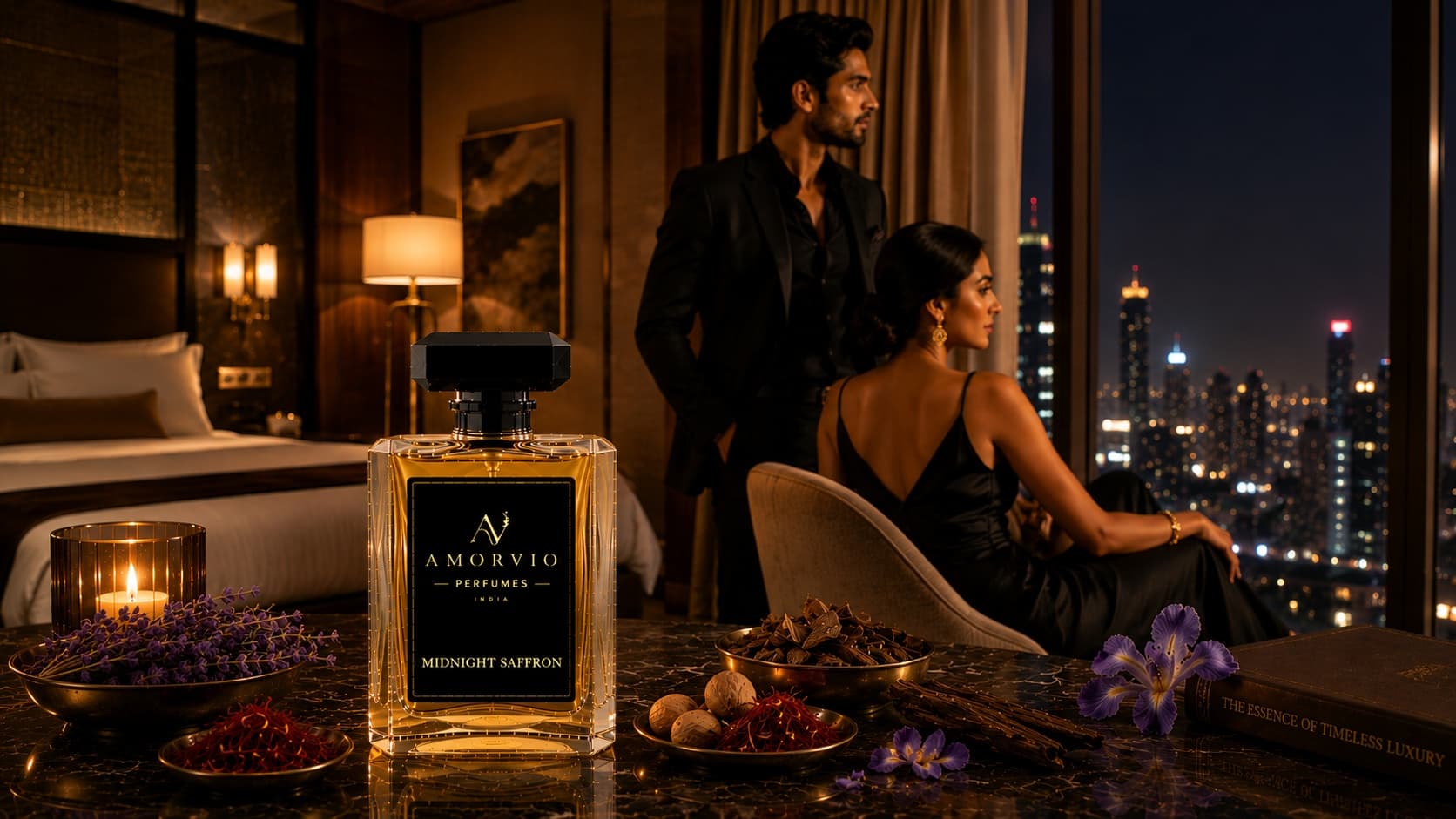 Midnight Saffron mood